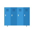 Lockers icon vector image.