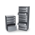 lockers for storing documents.