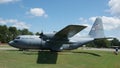 Lockheed C-130E Hercules Static Display LRAFB Royalty Free Stock Photo