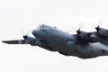 Lockheed C-130H Hercules taking off Royalty Free Stock Photo