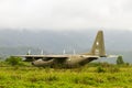 Lockheed C-130 Hercules Aircraft In Ta Con Airport Relics, Vietnam. Royalty Free Stock Photo