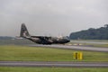 Lockheed C-130 Hercules on Runway