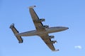 Lockheed C-121C Super Constellation vintage airliner aircraft VH-EAG operated by the Historical Aircraft Restoration Society. Royalty Free Stock Photo