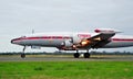 Lockheed Constellation against the sky at the Avalon Airshow in Geelong, Australia during daytime Royalty Free Stock Photo