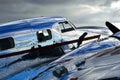 Lockheed Electra Jr. Shiny Fuselage Royalty Free Stock Photo