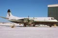 Buffalo Lockheed Electra L-188C(F) C-GZFE CN1144 Royalty Free Stock Photo