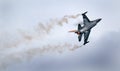 Lockheed Martin F16 Fighting Falcon, modern fast jet fighter. Royalty Free Stock Photo