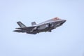 Lockheed Martin F-35 Lightning II, gear coming up Royalty Free Stock Photo