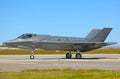 Lockheed Martin F-35A Lightning II fighter jet USAF Royalty Free Stock Photo