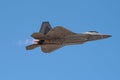 Lockheed Martin F-22 Raptor flyby.