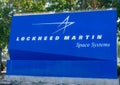 Lockheed Martin Space Systems Sign Royalty Free Stock Photo