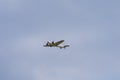 Lockheed Model 10 Electra flying over Antwerp Airport