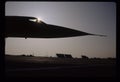 Lockheed SR-71 Blackbird Spyplane Sunburst Royalty Free Stock Photo