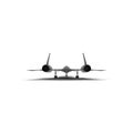 Lockheed SR 71 Blackbird on white. 3D illustration Royalty Free Stock Photo