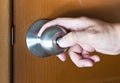 Locking door Royalty Free Stock Photo