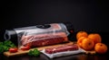 Locking in Flavor. Meat Preservation with the Vacuum Sealer Machine Royalty Free Stock Photo