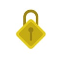 Locking icon vector sign and symbol isolated on white background, Locking logo concept