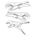 Locking pliers