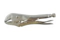 Locking pliers isolated