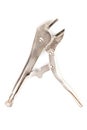 Locking Pliers or Mole grips mole wrench. Royalty Free Stock Photo