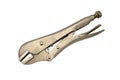 Locking pliers ,mole wrench or vise-grips Royalty Free Stock Photo