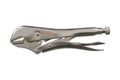 Locking pliers on white background Royalty Free Stock Photo