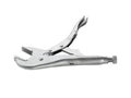 Locking pliers on white Royalty Free Stock Photo