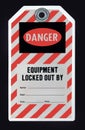 Lockout Tag Royalty Free Stock Photo