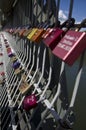 Locks on bridge