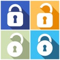 Locks icons