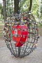 Locks of love in chisinau