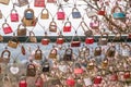 The locks of love in Linz Royalty Free Stock Photo