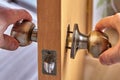 Fixing the loose doorknob or door handle