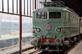 Locomotive 1125 of Alsthom builded in 1951 for dutch railways NS in the railway Museum in Utrecht The Netherlands. Royalty Free Stock Photo