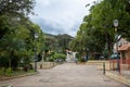 Plaza in Nogueira, Petropolis Royalty Free Stock Photo