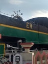 Locomotive Diesel engine model at Katwa railway station