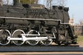 Retired locomotive on display at science museum of Virginia