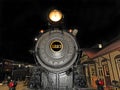 Locomotive 1223 engine at Museum replica vintage Train Station Royalty Free Stock Photo