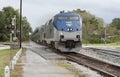 Locomotive hauling carriages and wagons