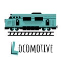 Locomotive for Children ABC poster