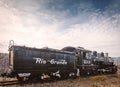 Locomotive Rio Grande 499, Royal Gorge Park near Canon City, Colorado, USA. Royalty Free Stock Photo