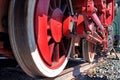 Locomotive Wheel Royalty Free Stock Photo