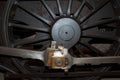 Locomotive wheel Royalty Free Stock Photo