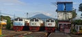 Locomotive workshop in malang Royalty Free Stock Photo