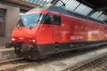 Locomotive at Zurich main railway station