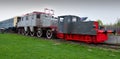 Locomotives in Speyer Technical Museum Royalty Free Stock Photo