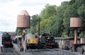 Locos, water towers, Bewdley Severn Valley Railway Royalty Free Stock Photo