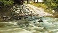 Locust creek rapids in central Missouri