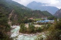 Lodges near Phakding Royalty Free Stock Photo