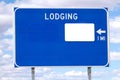 Lodging sign Royalty Free Stock Photo